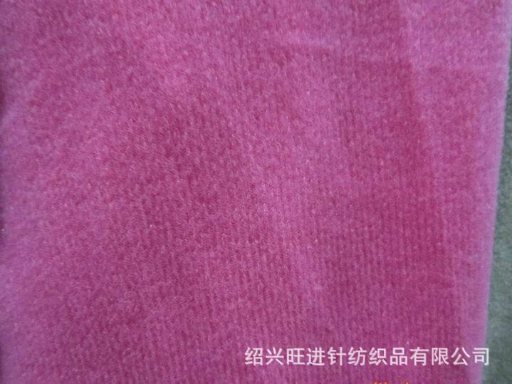 紹興旺進針紡織品 批發(fā)全滌經(jīng)編拉絨布（單面絨）詳解